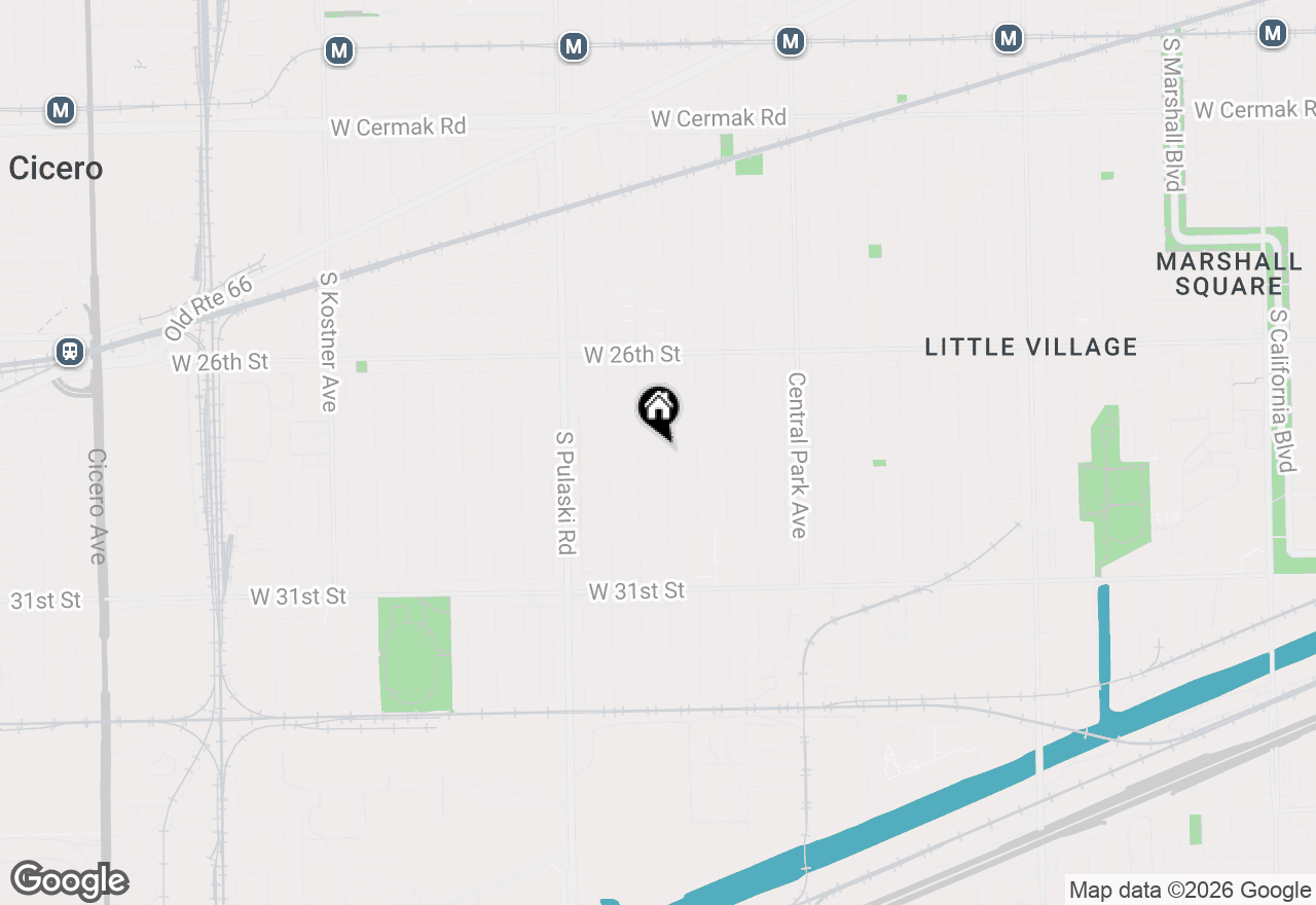 Map of 2741 S Avers Avenue, Chicago, IL 60623