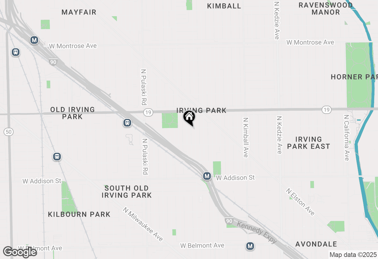 Map of 3721 W Byron Street #1, Chicago, IL 60618