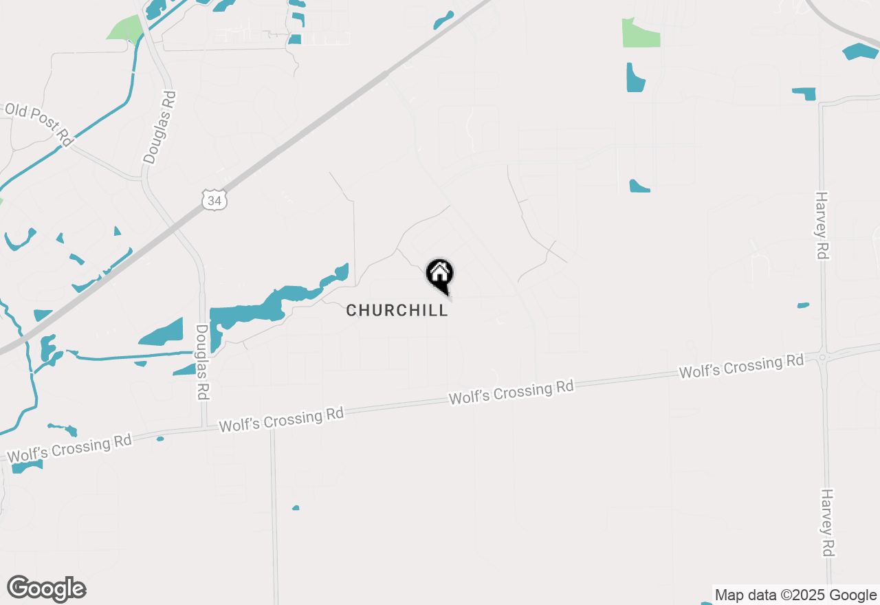 Map of 314 Bluegrass Parkway, Oswego, IL 60543