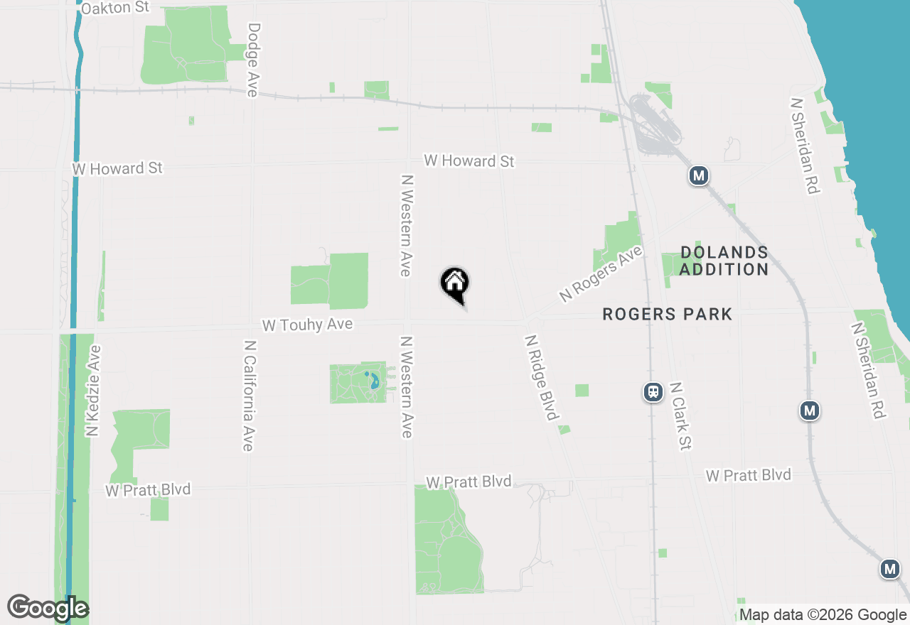 Map of 7211 N Oakley Avenue #7211, Chicago, IL 60645