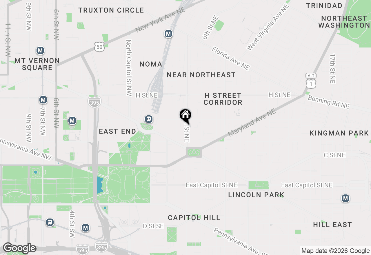 Map of 516 4th Street Ne #202, Washington, DC 20002