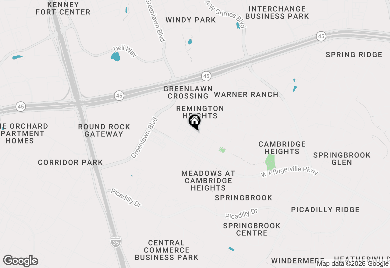 Map of 2205 Cento Walk, Round Rock, TX 78664