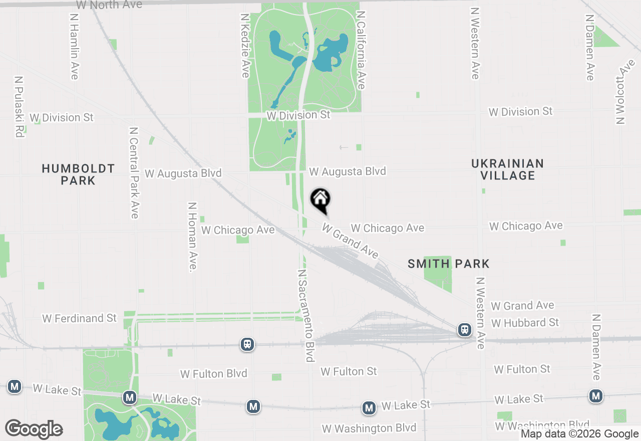 Map of 815 N Richmond Street #303, Chicago, IL 60622