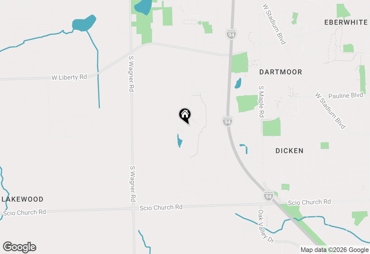 Map of 1380 Timmins Drive, Ann Arbor, MI 48103