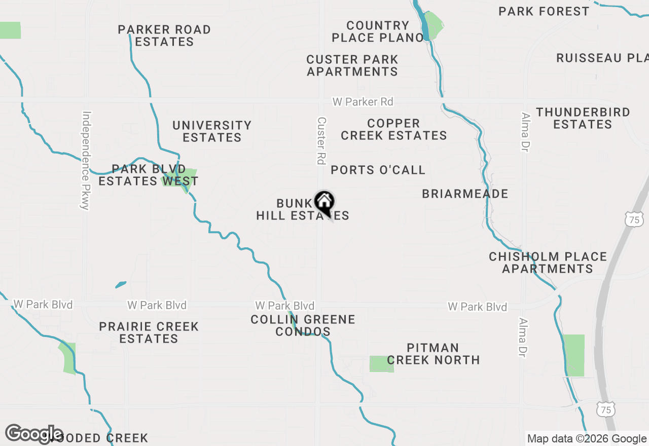 Map of 2517 Las Palmas Lane, Plano, TX 75075