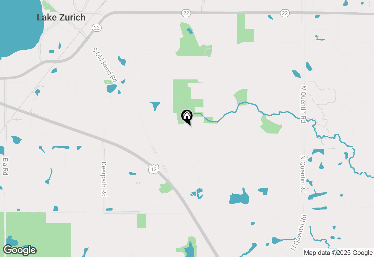 Map of 795 Harvest Drive, Lake Zurich, IL 60047