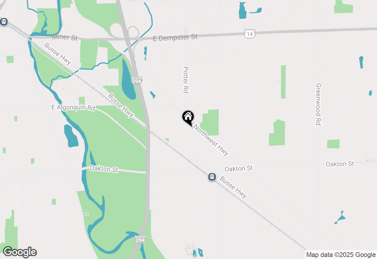 Map of 1219 Potter Road, Park Ridge, IL 60068