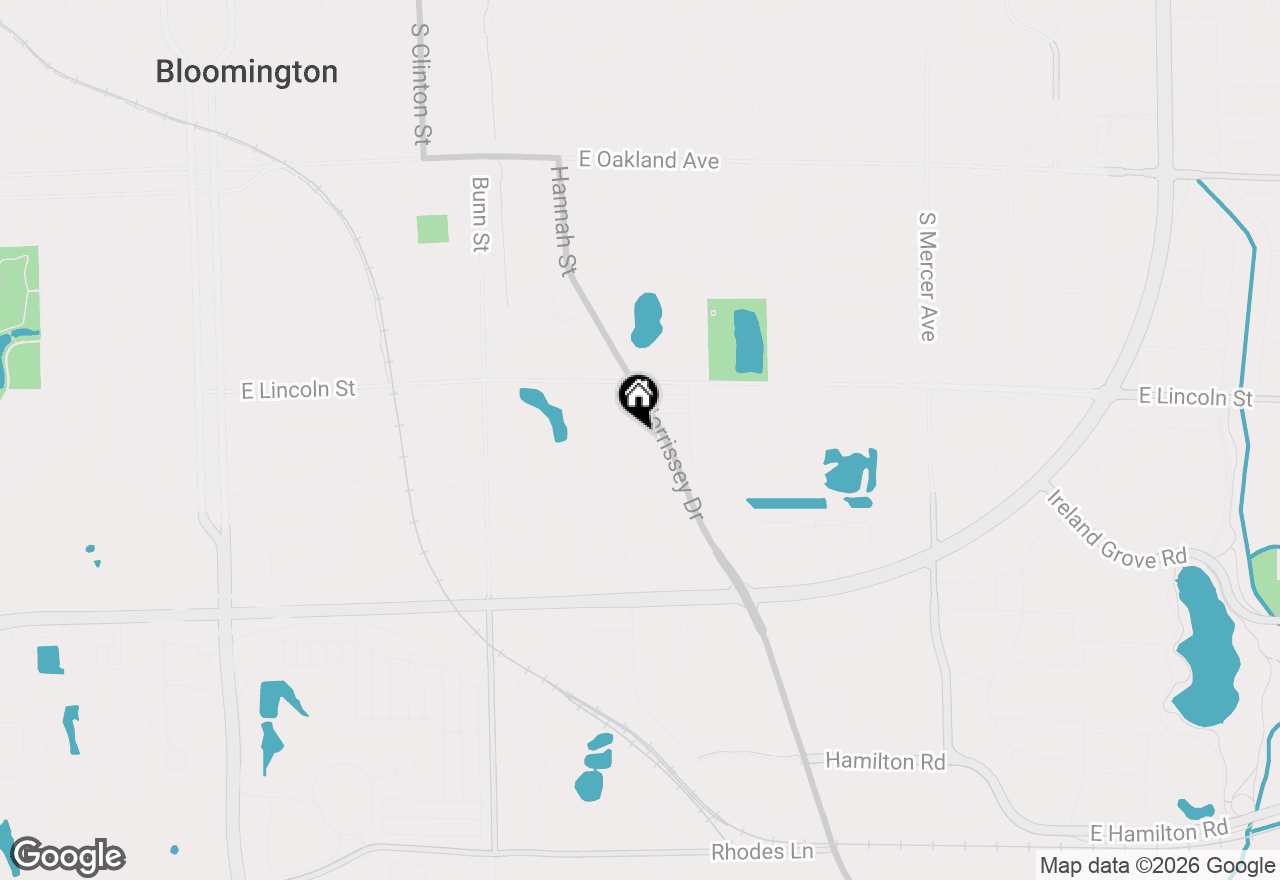 Map of 1112 Beechwood Avenue, Bloomington, IL 61701