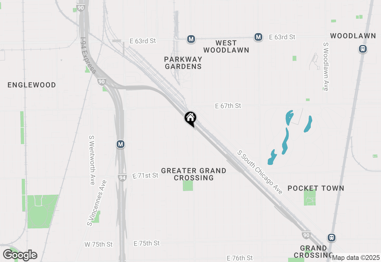 Map of 6824 S King Street, Chicago, IL 60637