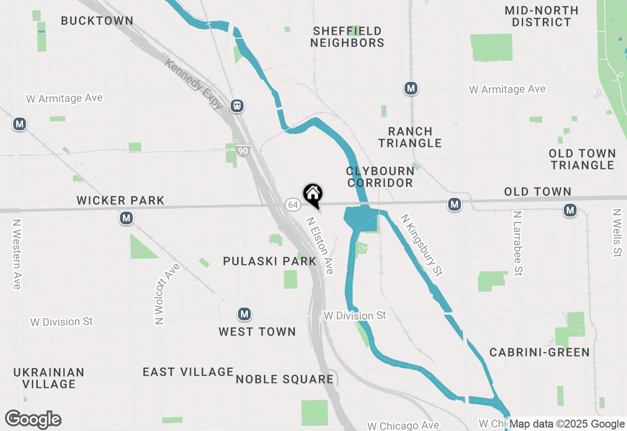 Map of 1535 N Elston Avenue, Chicago, IL 60642