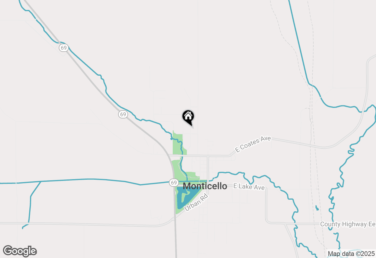 Map of 517 Washington Street, Monticello, WI 53570