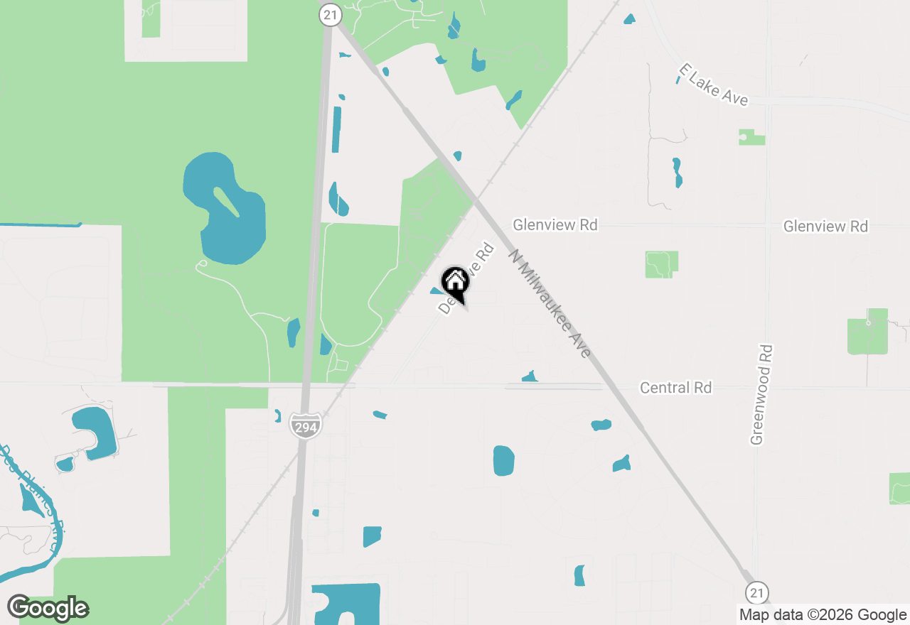 Map of 10369 Dearlove Road #2A, Glenview, IL 60025