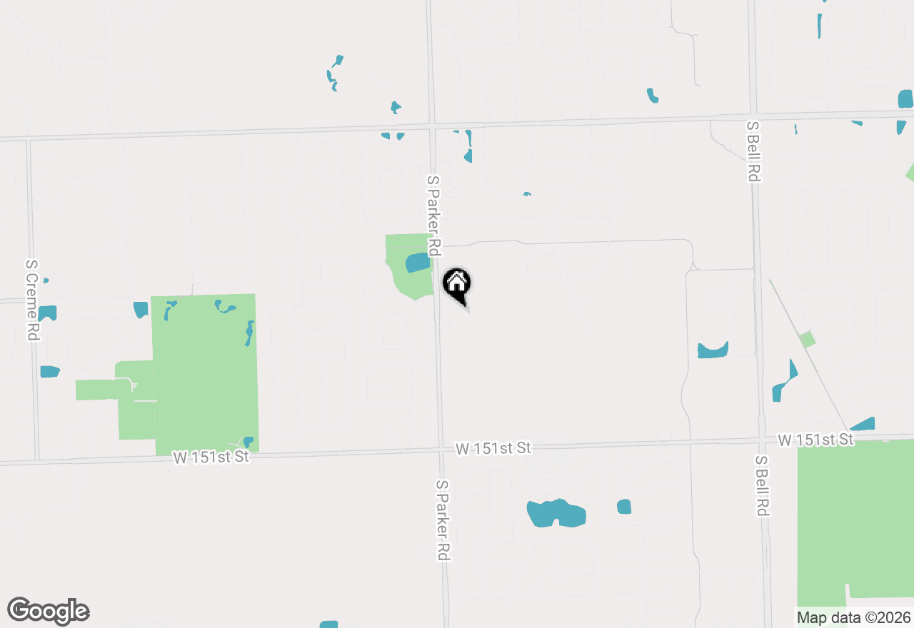Map of 14738 S Aster Lane, Homer Glen, IL 60491