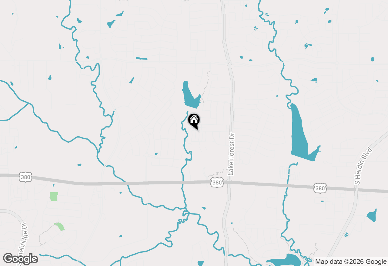 Map of 2228 Canyon Point, Mckinney, TX 75071