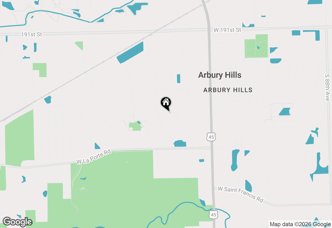 Map of (Address confidential), Mokena, Illinois 60448