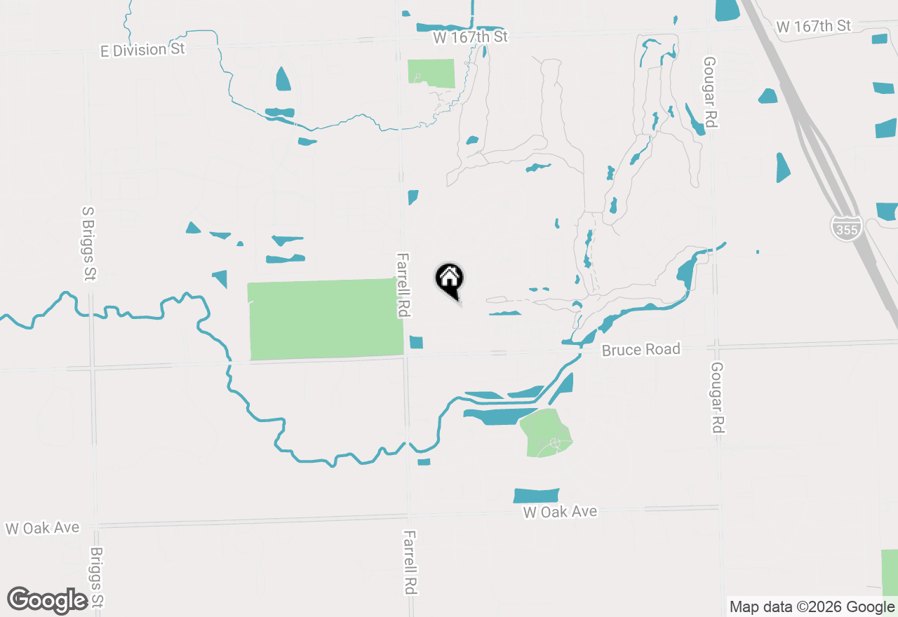 Map of 16641 W Oneida Drive, Lockport, IL 60441