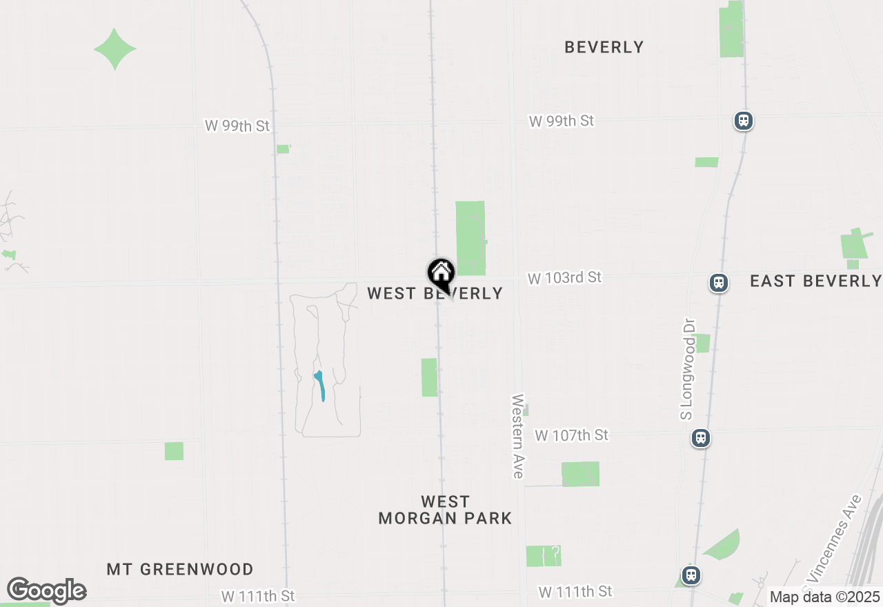 Map of 2557 W 103rd Place, Chicago, IL 60655