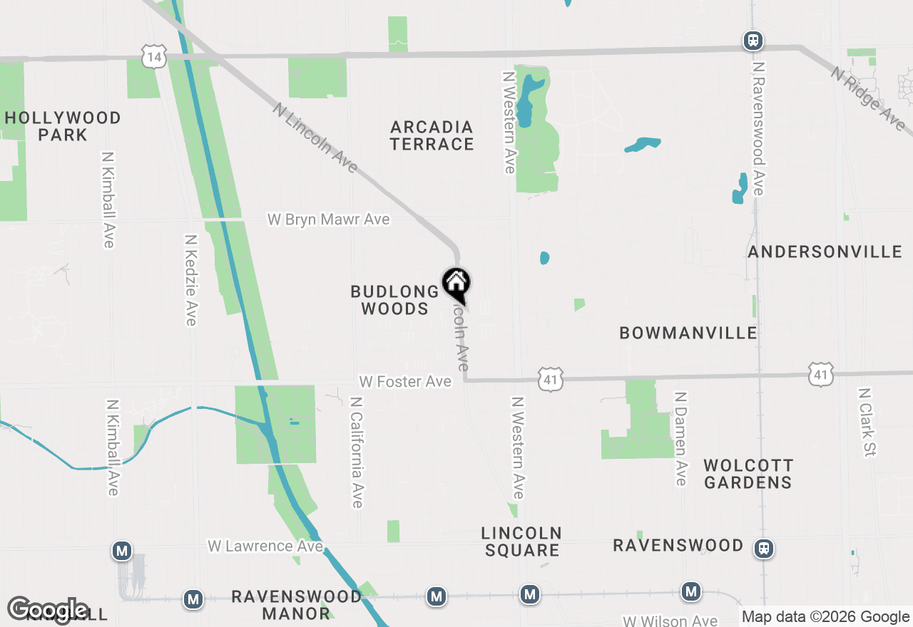 Map of 5340 N Lincoln Avenue #202, Chicago, IL 60625