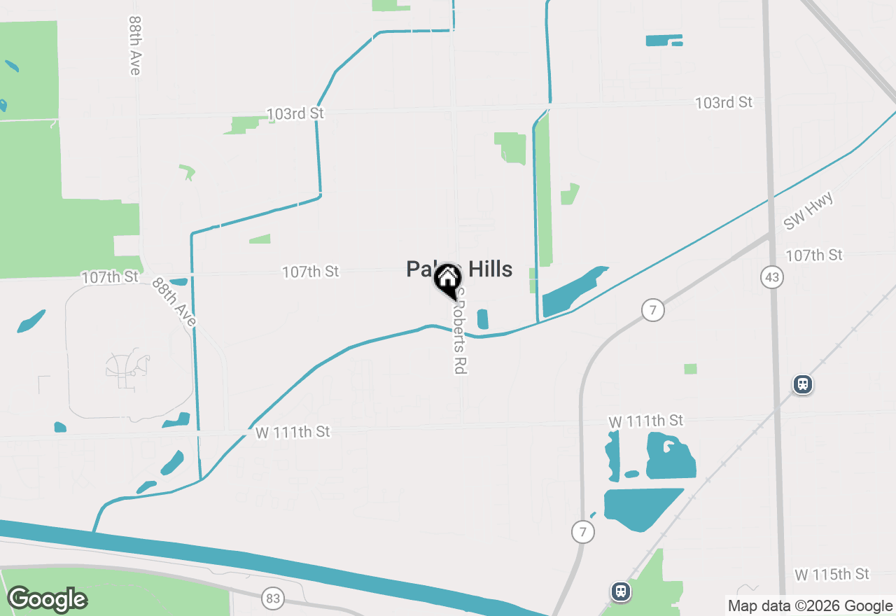 Map of 10820 Kathleen Court #D, Palos Hills, IL 60465