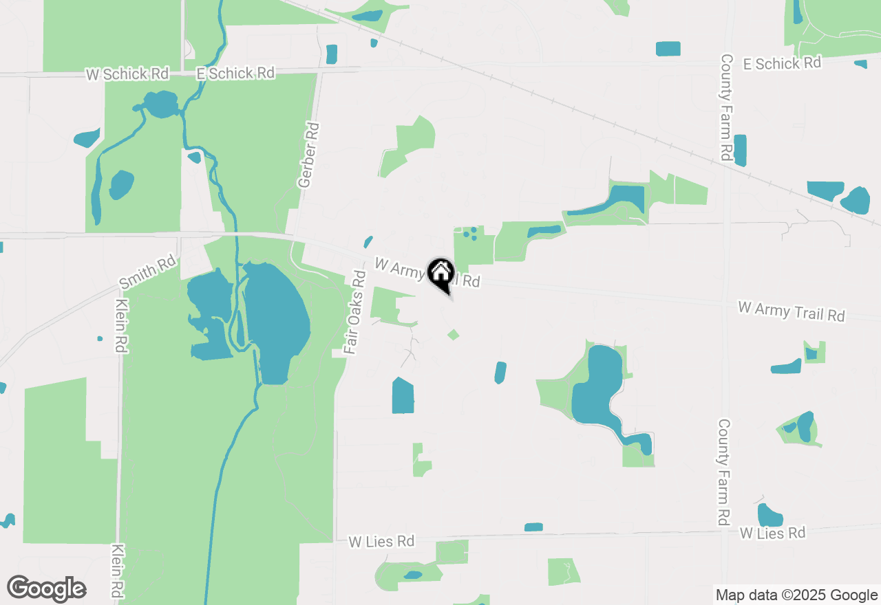 Map of 1402 Bow String Court, Carol Stream, IL 60188