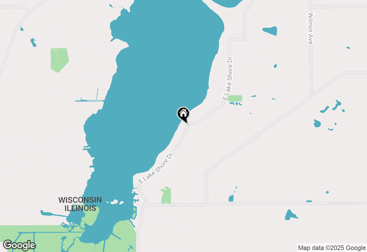 Map of 2611 E Lake Shore Dr, Twin Lakes, WI 53181