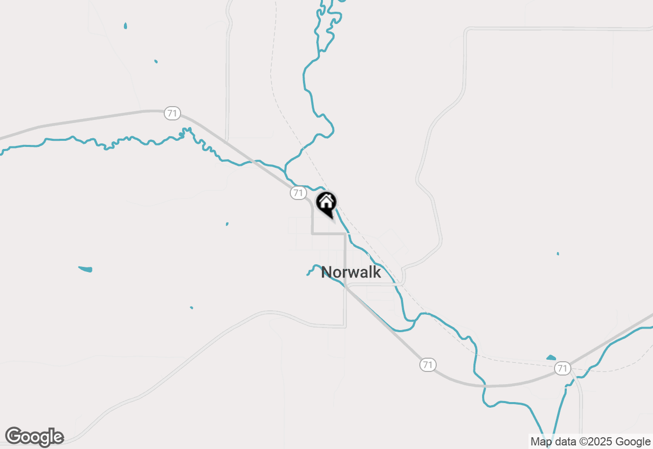 Map of 106 N Church St, Norwalk, WI 54648