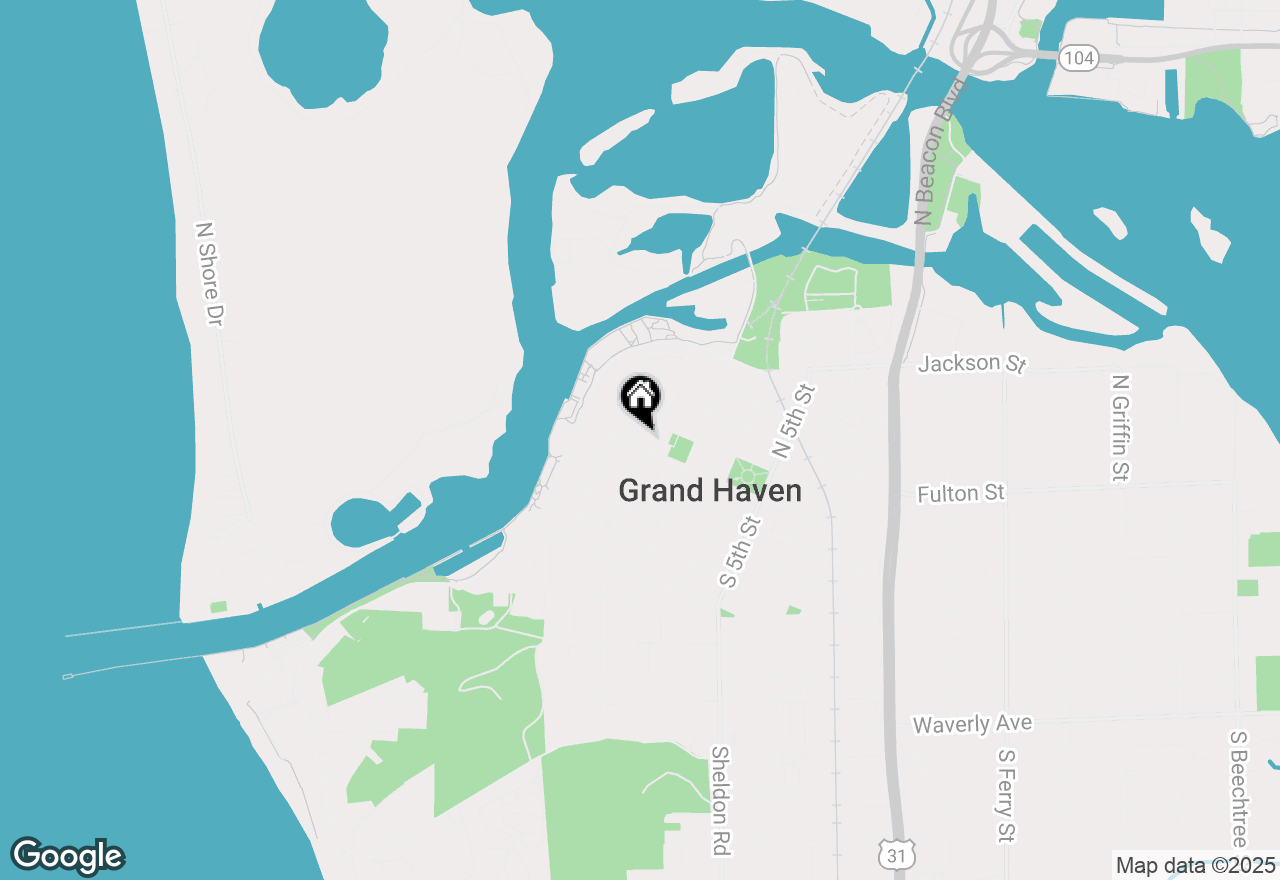 Map of 123 Washington Avenue, Grand Haven, MI 49417