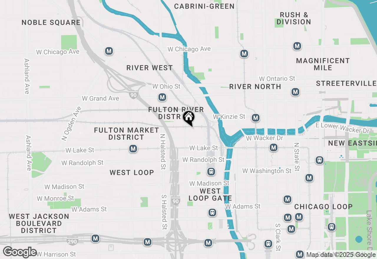 Map of 330 N Jefferson Street #406, Chicago, IL 60661