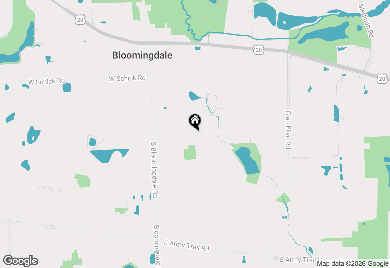 Map of 159 Chatham Court #B, Bloomingdale, IL 60108