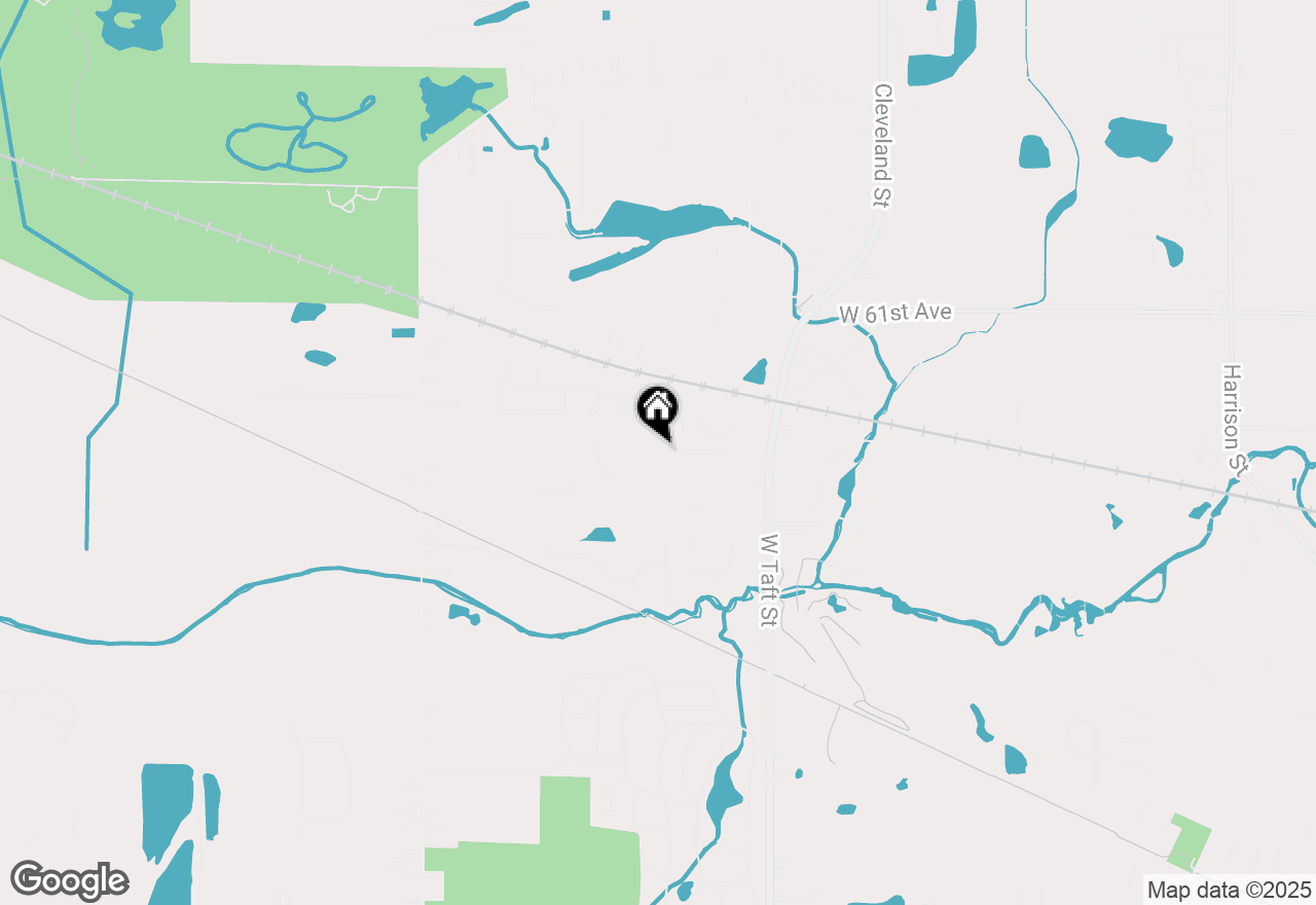 Map of 6380 Ellsworth Place, Merrillville, IN 46410