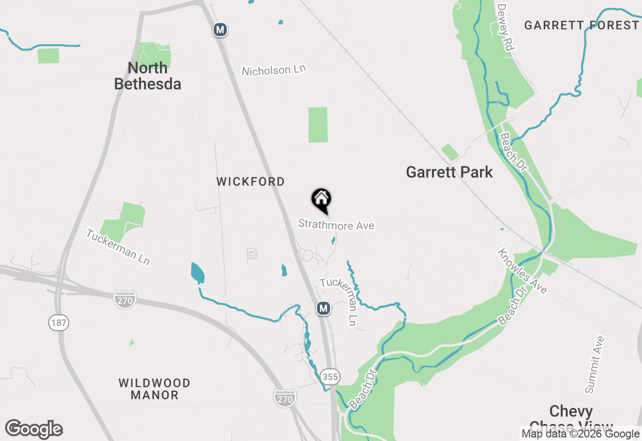 Map of 5205 Strathmore Avenue, Kensington, MD 20895