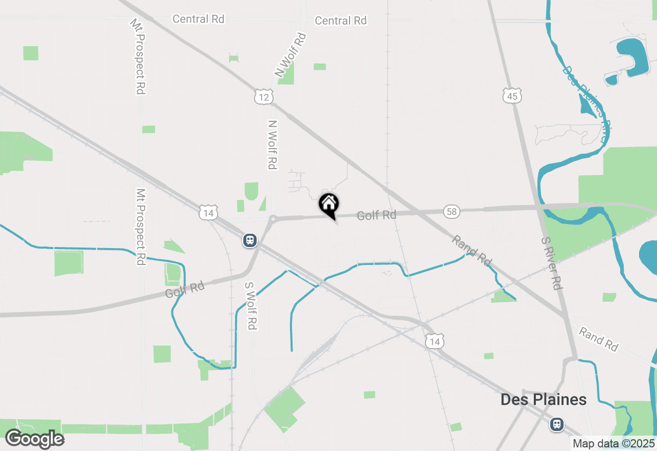 Map of 46 N 5th Avenue, Des Plaines, IL 60016