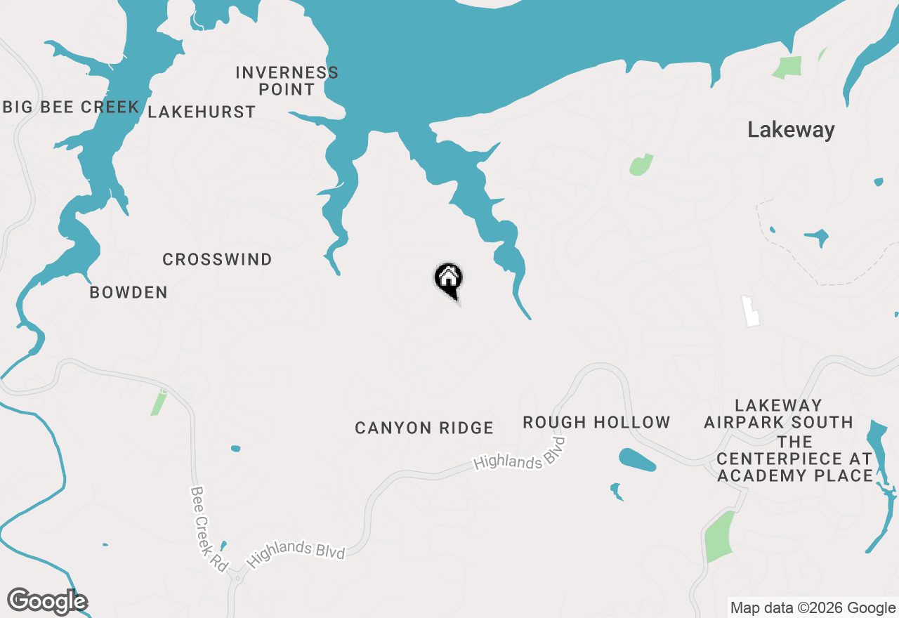 Map of 314 Hidden Beacon Bnd, Austin, TX 78738