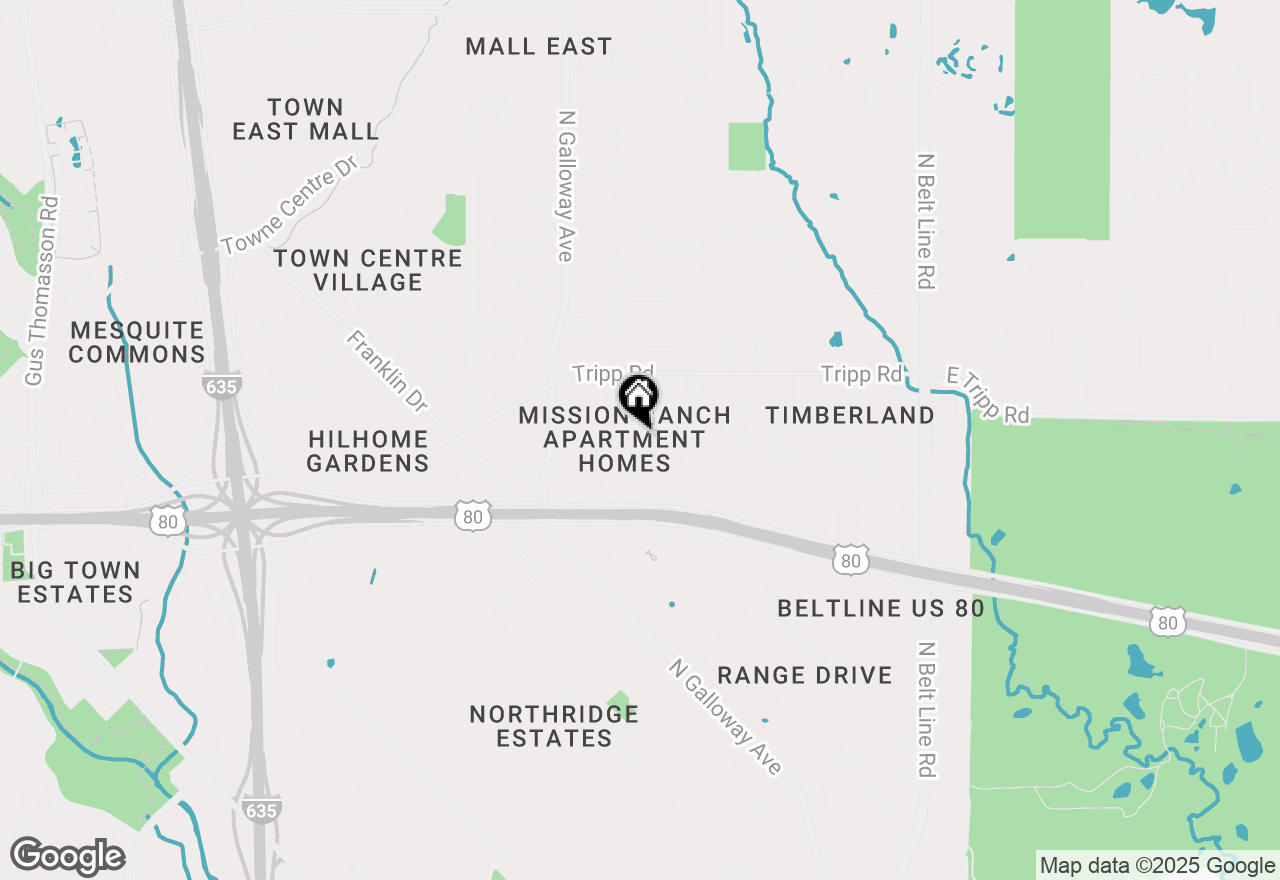 Map of 901 Us Highway 80 E, Mesquite, TX 75150