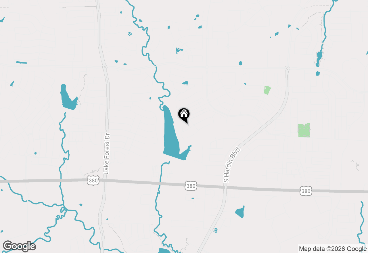 Map of 2408 Cairn Road, Mckinney, TX 75071