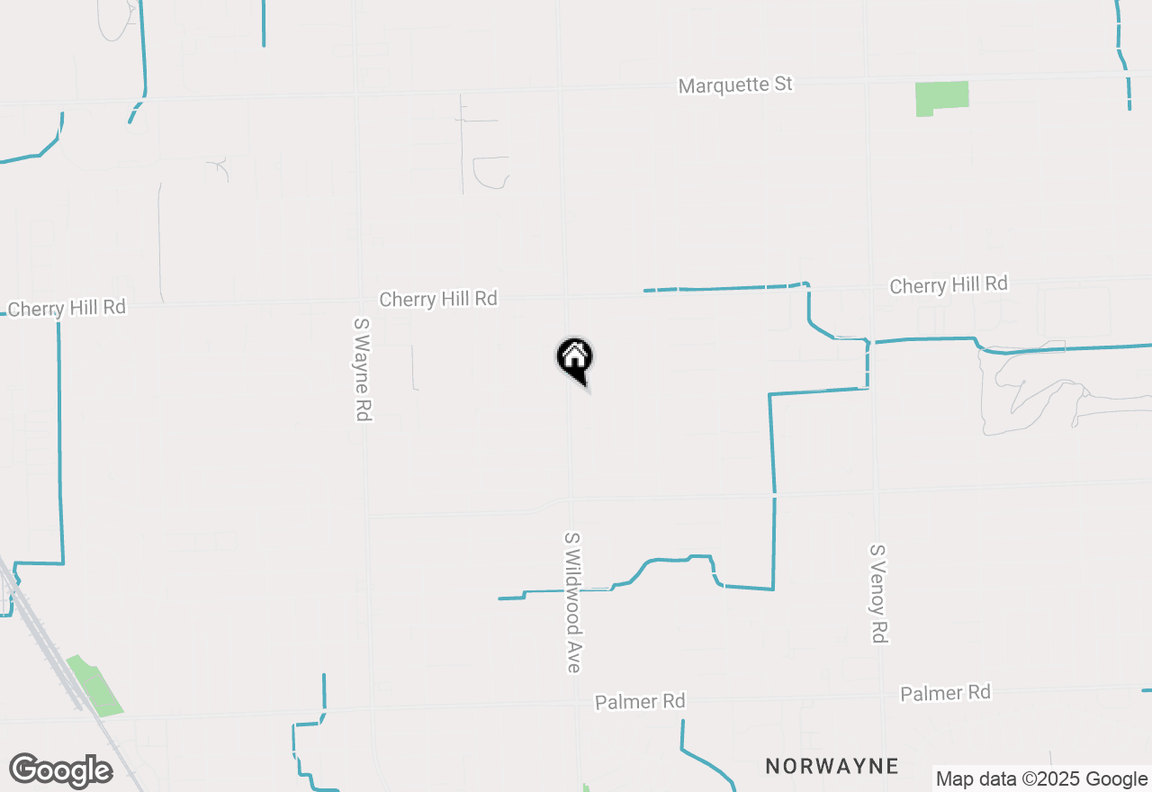 Map of 537 S Wildwood Street, Westland, MI 48186