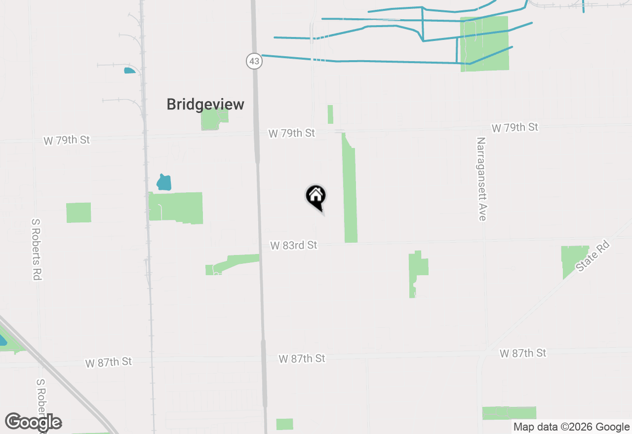 Map of 8201 Sayre Avenue, Burbank, IL 60459