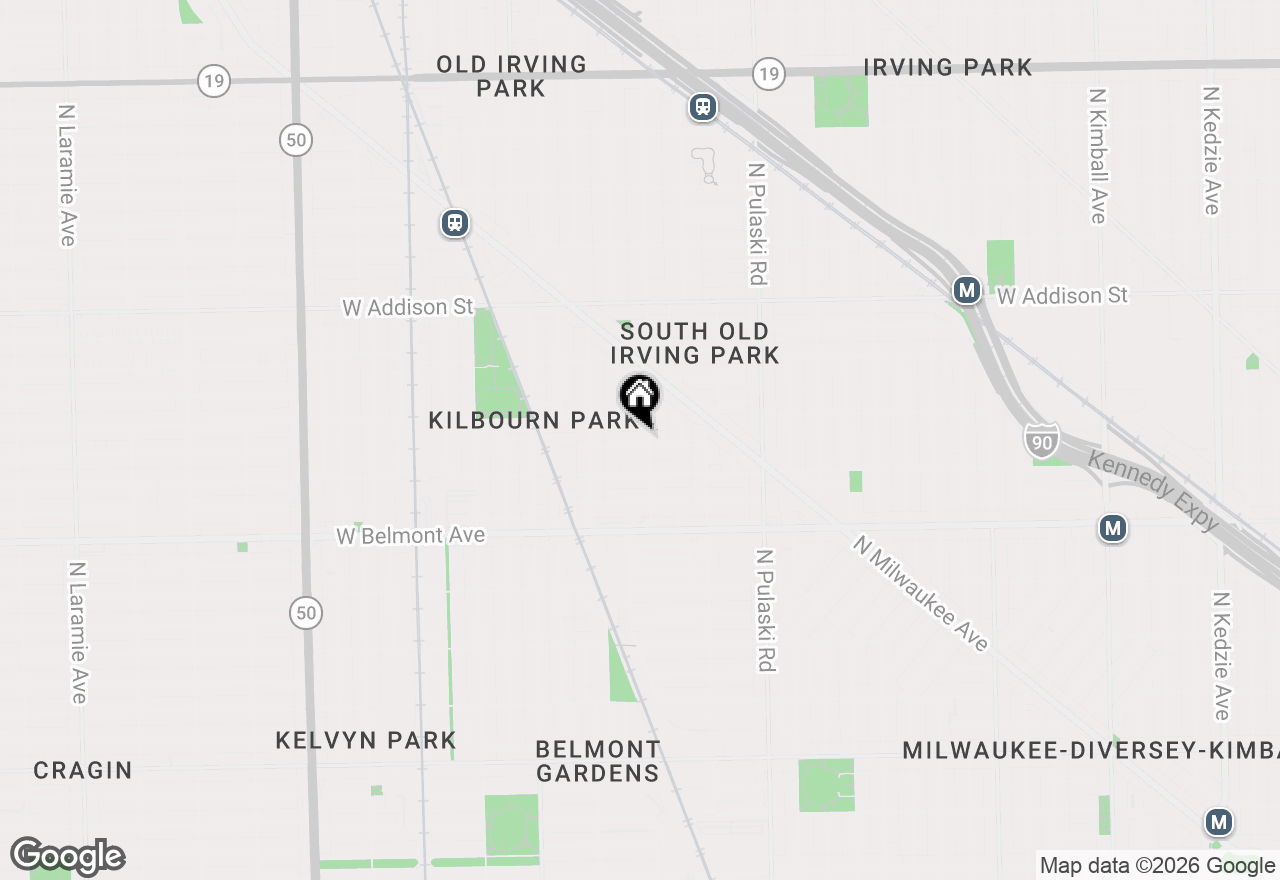 Map of 4206 W Henderson Street, Chicago, IL 60641