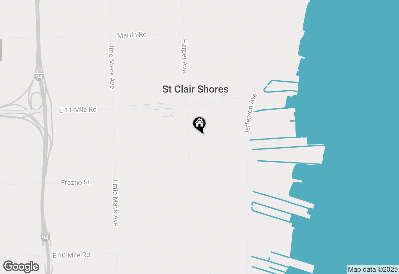 Map of 21615 Alexander Street, St. Clair Shores, MI 48081