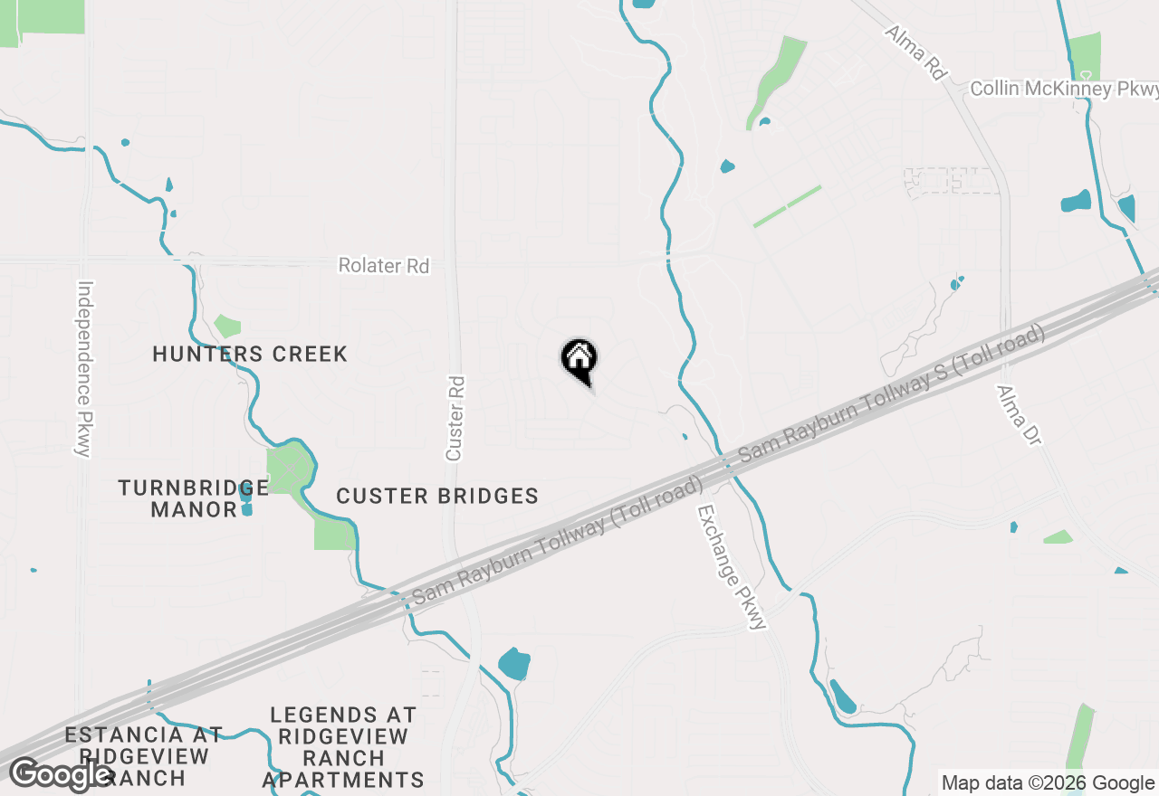 Map of 8513 Pine Valley Drive, Mckinney, TX 75070