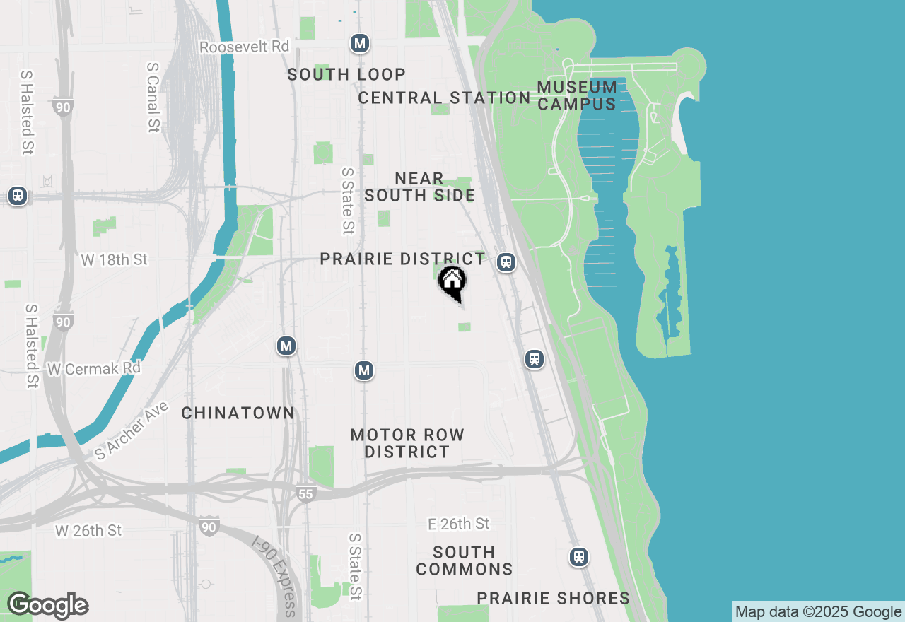 Map of 221 E Cullerton Street #417, Chicago, IL 60616