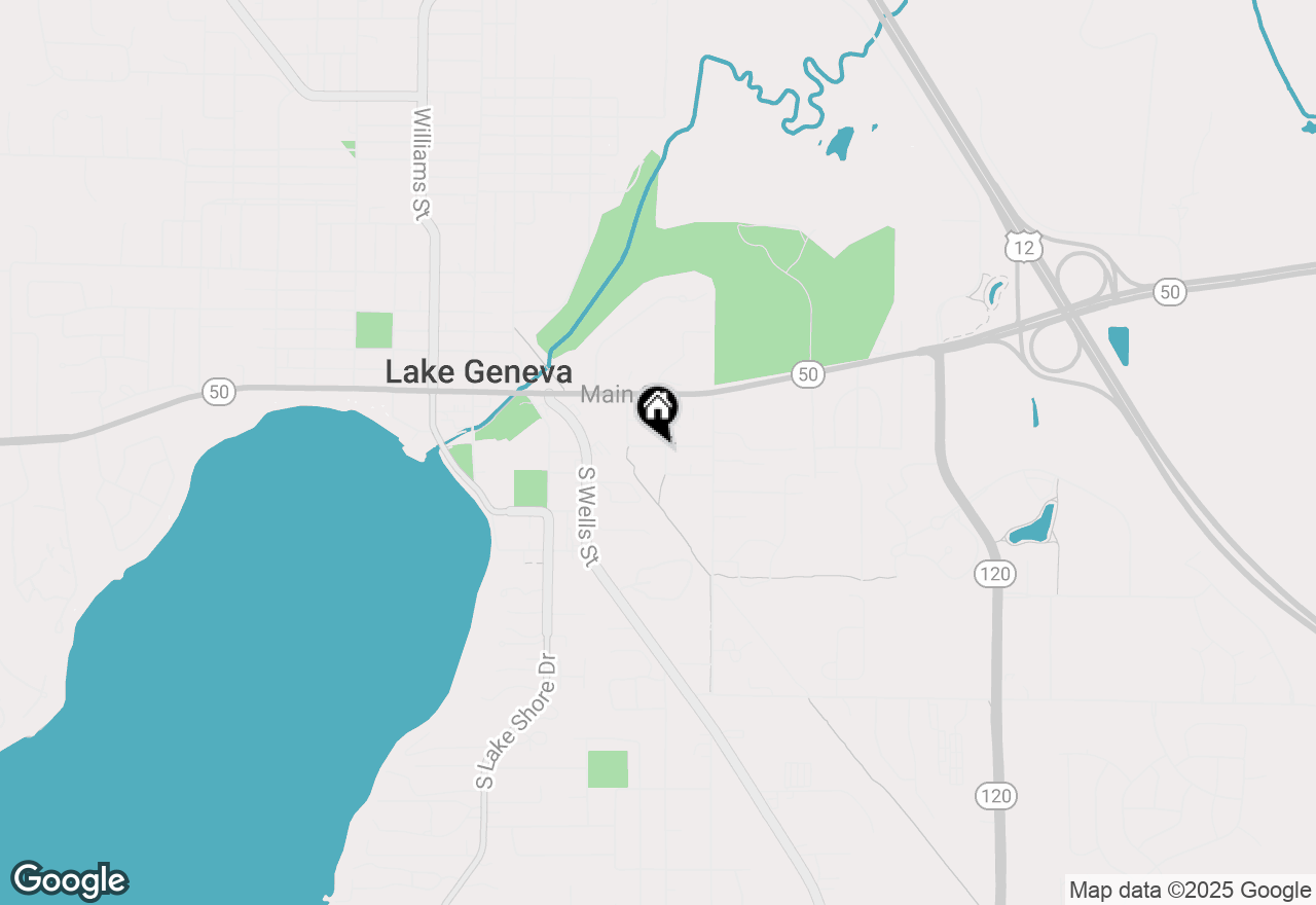 Map of 222 East St, Lake Geneva, WI 53147