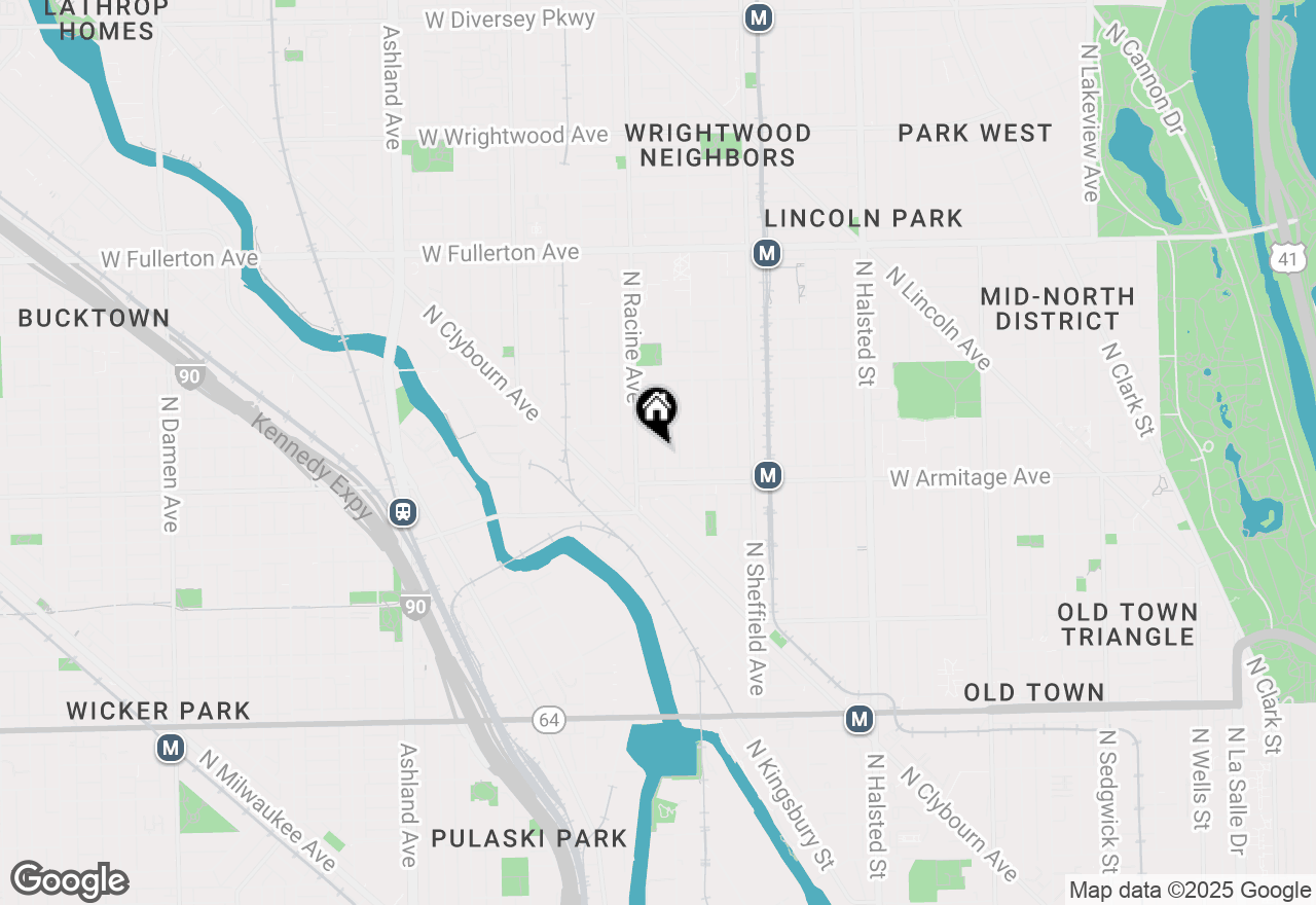 Map of 2030 N Clifton Avenue #2, Chicago, IL 60614