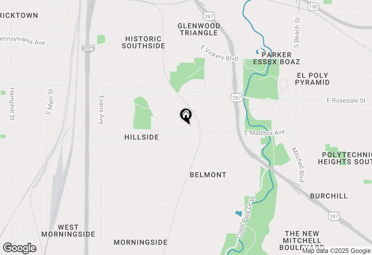 Map of 1431 E Maddox Avenue, Fort Worth, TX 76104