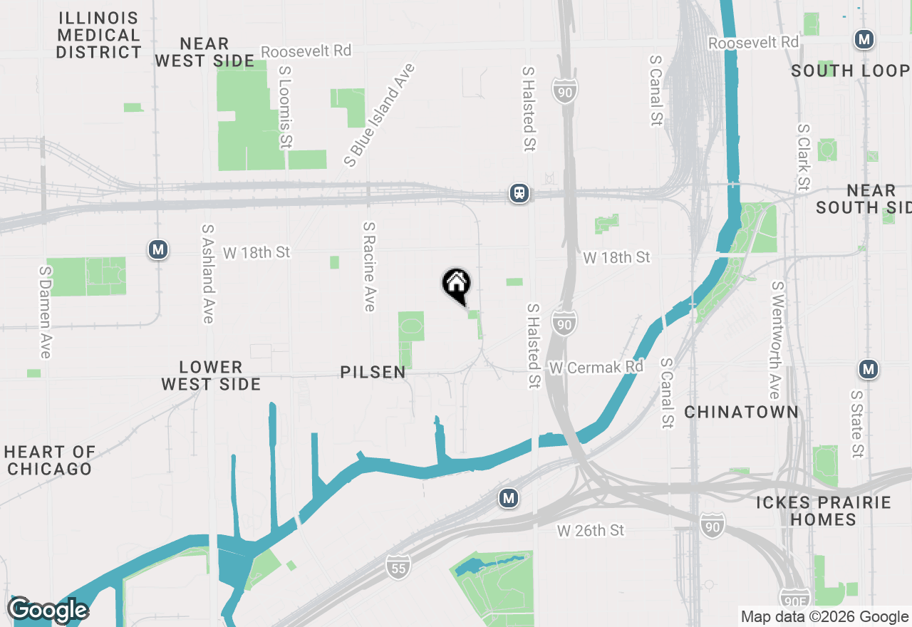 Map of 979 W Cullerton Street, Chicago, IL 60608