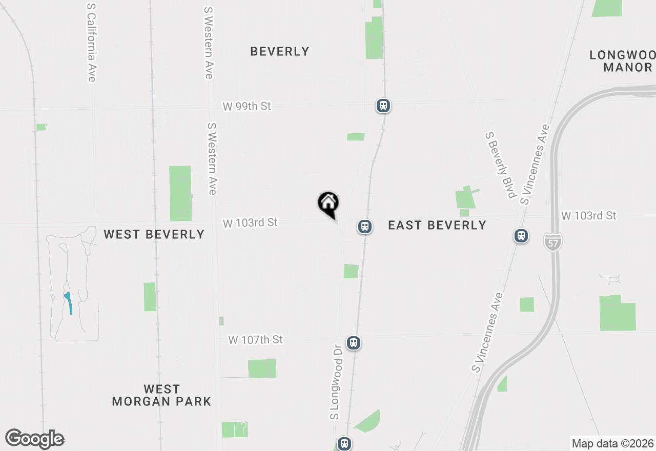 Map of 2001 W 103rd Street, Chicago, IL 60643