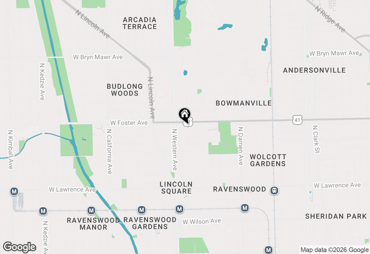 Map of 5147 N Claremont Avenue, Chicago, IL 60625