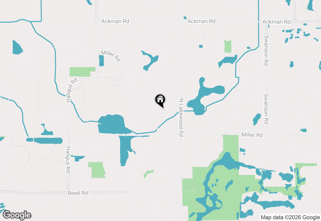 Map of 2521 Waterford Lane, Lake In The Hills, IL 60156