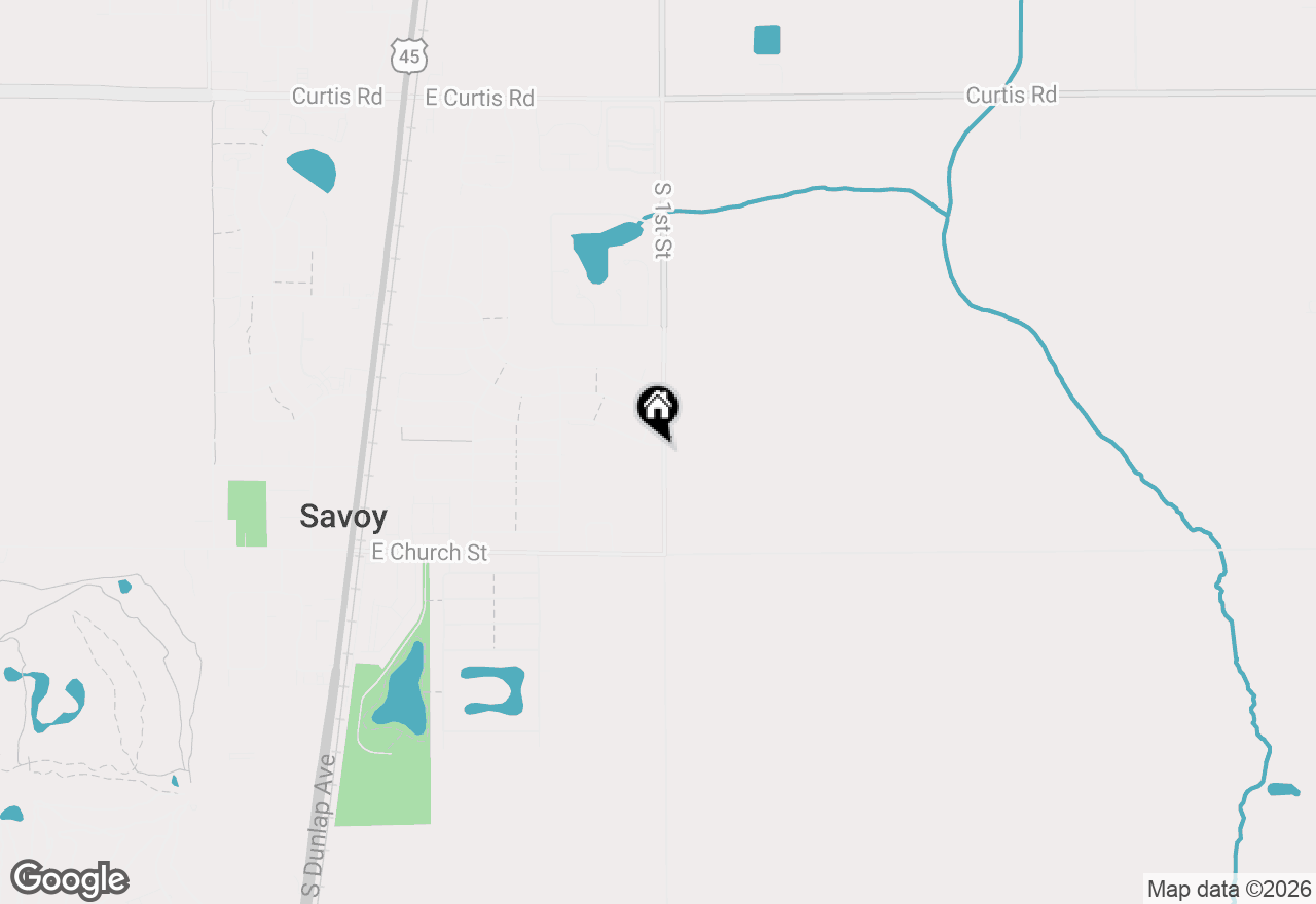 Map of 709 Sunflower Street #B, Savoy, IL 61874