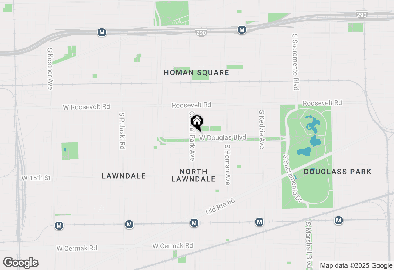Map of 3544 W Douglas Boulevard, Chicago, IL 60623